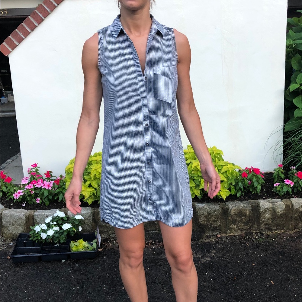 Abercrombie & Fitch Gingham Shirtdress